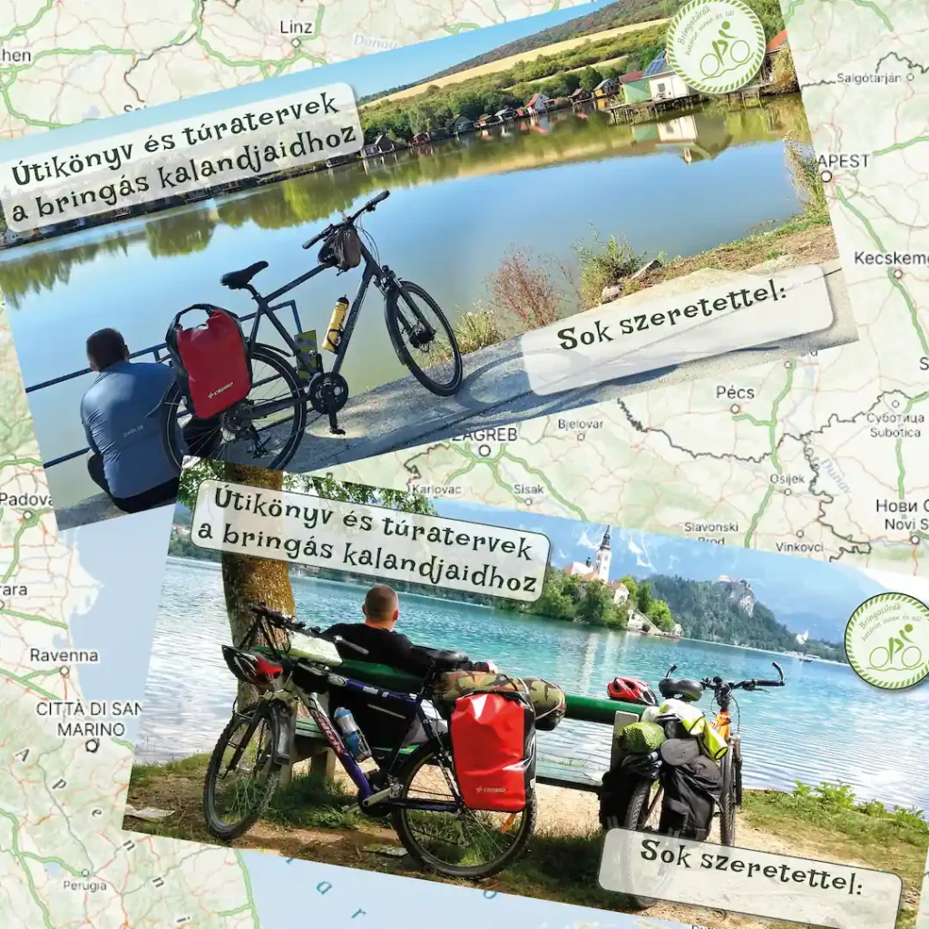 térképes háttér előtt az utalvány fotója előlről és hátulról